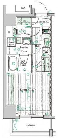 ブライズ住吉DUEの物件間取画像